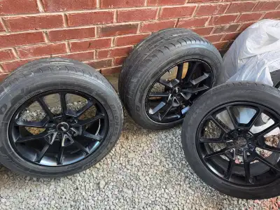 Set of 19 inch rims Don’t know bore or anything else just what is stated Won’t sell without tires 5x...