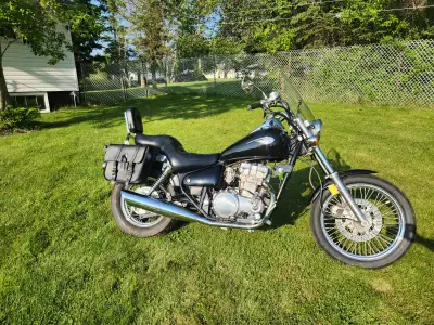 With windshield & Saddlebags. Good condition for the year. Inspected until August 2026. Needs nothin...