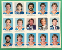 1982-83 Edmonton Oilers Red Rooster set, with 4 Gretzky cards