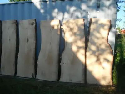 Live edge pine slabs for cottage or patio tables, View more