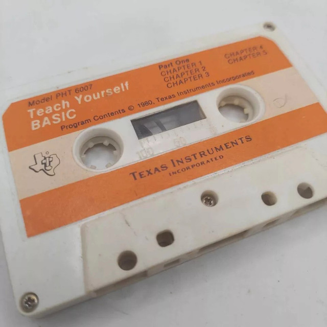 Vintage Texas Instruments Teach Yourself Basic in Textbooks in Moose Jaw - Image 2