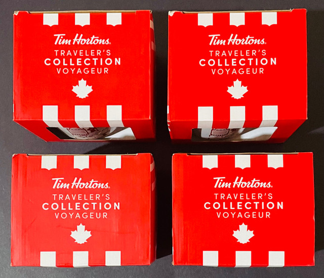 TIM HORTONS ~ 2019 Boxed Traveler's Collection Mugs ~ NEW x4 in Arts & Collectibles in Oakville / Halton Region - Image 3