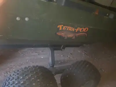 Tetrapod boat for sale boat seats and fish finder and a small motor for 400