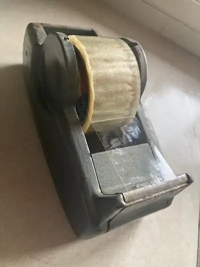 Vintage Cast Iron Industrial Tape Dispenser C-22, View more