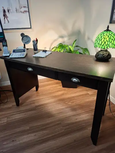 Brueau de travail 2 tiroirs, View more