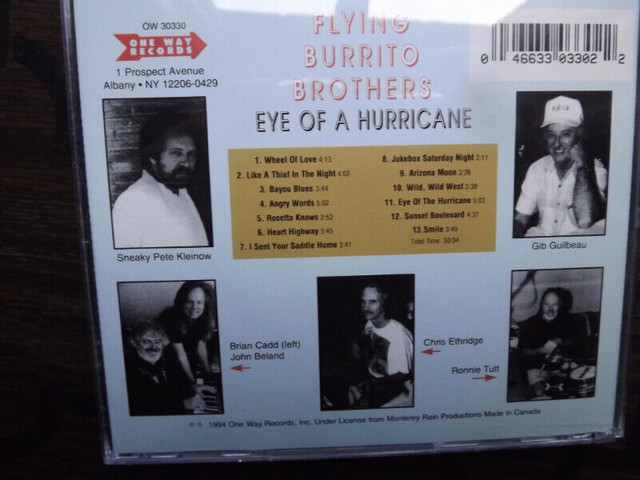 FS: The Flying Burrito Brothers "Eye Of The Hurricane" CD in CDs, DVDs & Blu-ray in London - Image 2