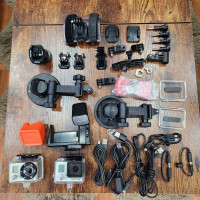 Go-pro camera and accessories 
