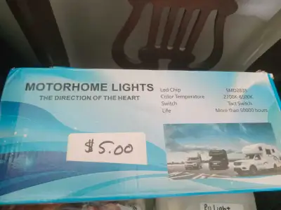 $5.00 A PIECE! Pick up only Summerside! RV lights 4 sets of the double lights, 3 of the single. Also...