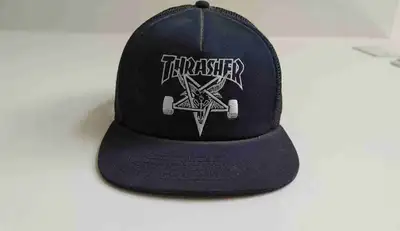 Thrasher Mesh Snapback Trucker Hat Skateboarding, View more