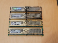 Computer RAM Memory Gold Series 4GB Kit (4x1GB) PC2-6400