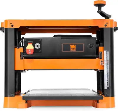 Planes boards up to 6" thick and 12.5" wide 15A motor, 20,000 cuts per minute, 26 FPM feed rate Incl...