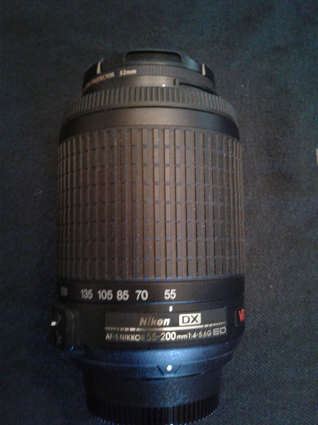 Nikon Nikkor 55-200 zoom digital lens for sale in Cameras & Camcorders in Stratford