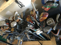 Large lots of Golf clubs and bags