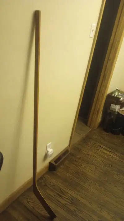 Vintage Spalding blue line hockey stick , View more