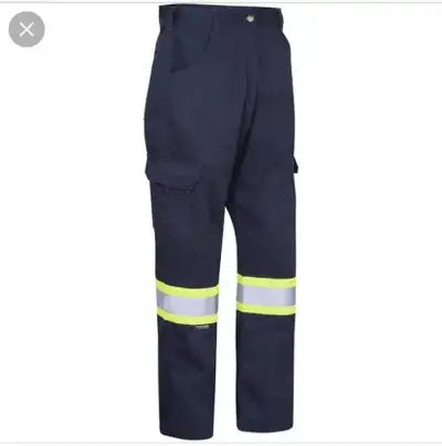 Hi-Vis Cargo Work Pants -unisex both men or women.Construction or landscaping or any companies. Bran...