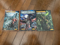 3x Warhammer Vampire Counts soft cover guid books