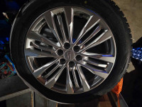 Cadillac 235/55R20 102T Bridgestone blizzak winter tires on 20" 