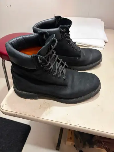 Black Timberland Boots. Size 10, View more