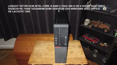 LENOVO 10FY0013CM INTEL CORE I5-6400 2.7GHZ 500 G HD 8 GIG DE RA, View more