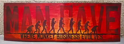 Metal Painting From ape to programmer, View more