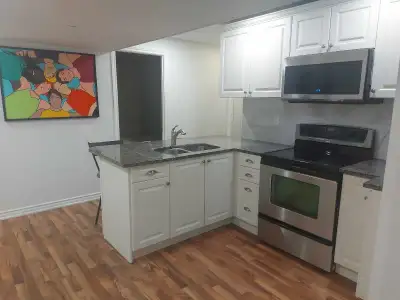 2 Bedroom Basement Apartment Available in Vaughan.