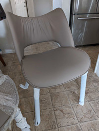  Modern Beige Dining Room Chairs (Set of 2). MSRP 410.