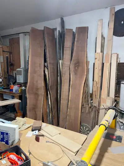 All Dried to between 8 and 11% moisture Walnut 5/4 x6" and 10/4 x various plain sawn $12/bf Poplar 6...