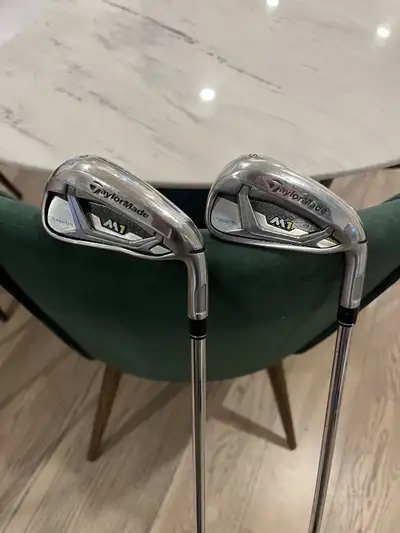 Men’s Taylormade M1 4 & 5 Iron Clubs in excellent shape, clean faces, stiff shafts and grips in grea...