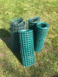 Green Plastic Garden Fencing