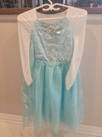 Disney Elsa Costume Dress (Size 9/10)
