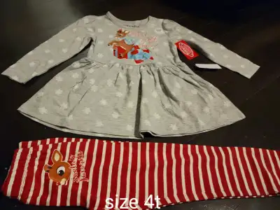 Girl's size 4t Christmas outfit (new with tag]