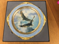 Signed Mario F. Fernandez ‘As Free As The Wind’ collector plate