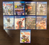 PS4 games - selling as a lot (9 games)