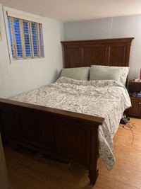 Queen Bed Frame + Box Spring