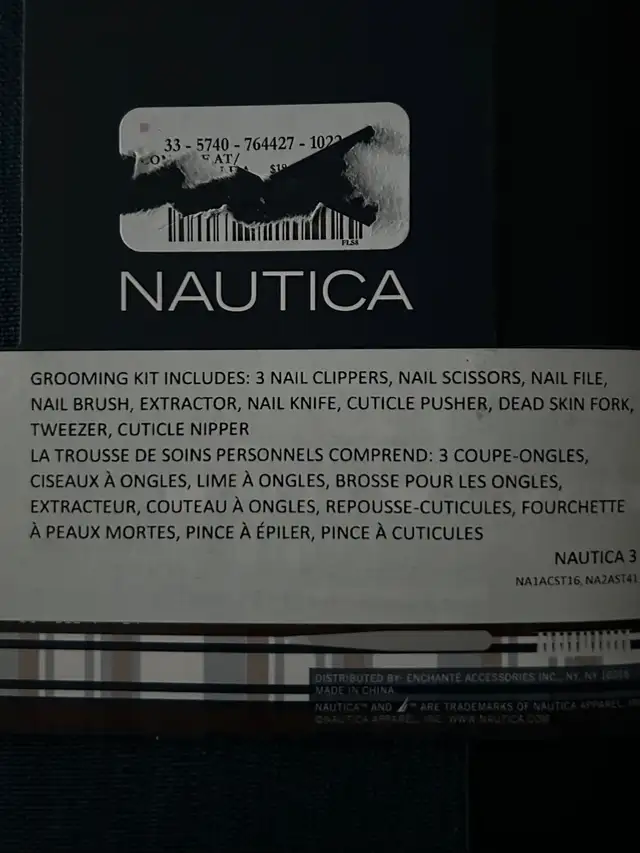 Nautica Grooming Tool Kit63005668154243122