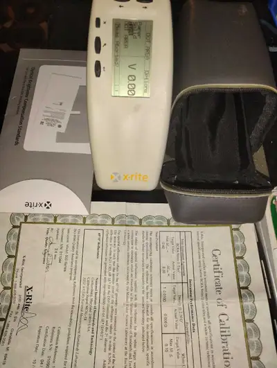 Xrite color calibration instrument 500 series, View more