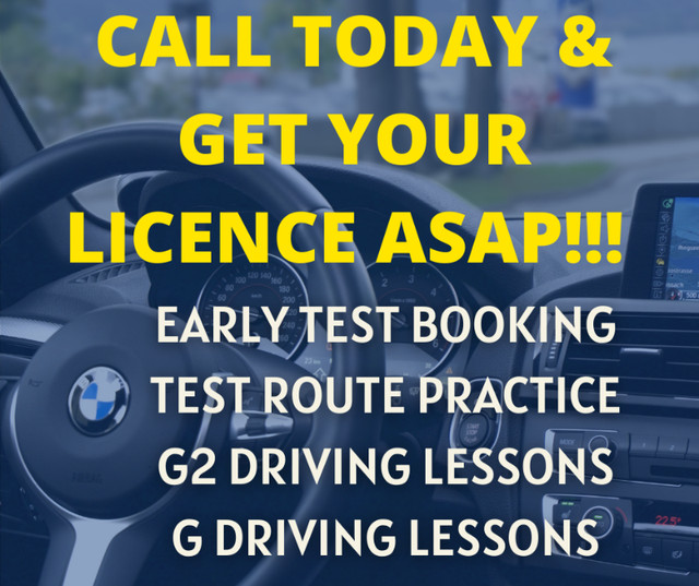 G2 & G Training, Driving INSTRUCTOR  Special    Rates in Classes & Lessons in Oakville / Halton Region