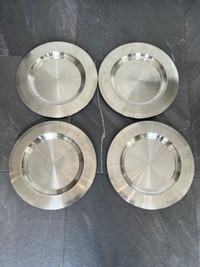 4 Metal Plate Chargers 