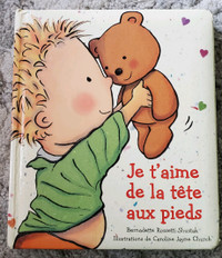 Livre cartonné pour enfant en français 