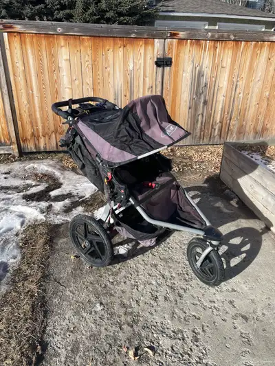 This stroller is magic. Not only does it navigate curbs, snow, and all kinds of terrain, it also had...