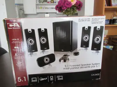 5.1 Powered Speaker system, View more