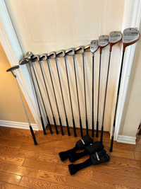 Ensemble de 13 bâtons de golf gaucher / lefty golf clubs set