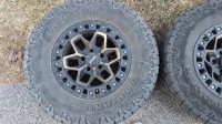 17" Rims with 33" predator mutant tire. Set of 4
