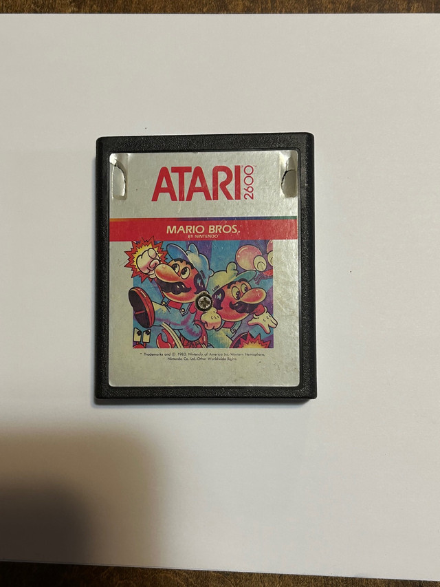 Mario Bros Atari 2600 in Older Generation in Thunder Bay
