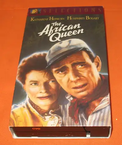 VHS Tape - The African Queen - Tape Movie - Vintage Viewed Once - Like New - 20 Century Fox Horizon...