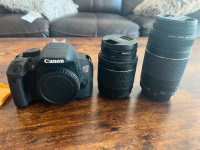 Canon T5i + lens and charger