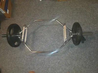 Olympic Hex Bar - 70lbs of Weights Included!, View more
