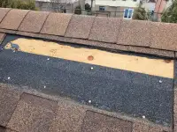 Patch réparation remise neuf toiture gouttières inspection roof
