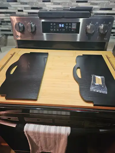 Stove top cutting board, View more