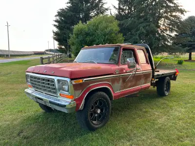 1978 F150 Supercab 4x4, Lariat Trim. 351M engine C6 trans. Runs drives stops, new e brake cables, sh...